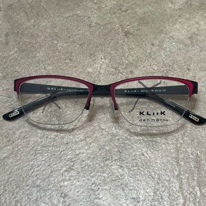 Women's Red and Black Glasses